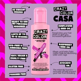 Crazy Color Vopsea semipermanenta 42 Pinkissimo 100ml