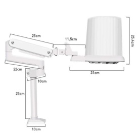 Cupio Aspirator profesional de masa cu LED 80W