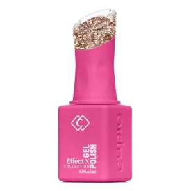 Cupio Oja semipermanenta Effect X - Sparkling Divas Fire Gold Society 8ml