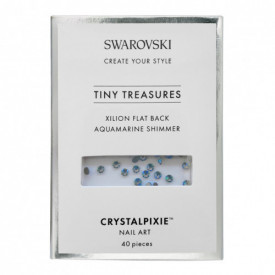 Cupio Swarovski Tiny Treasures SS8 Aquamarine Shimmer 40buc