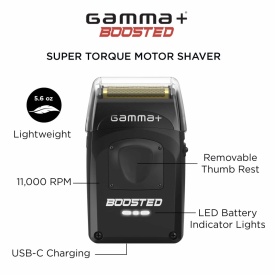 Gamma+ Aparat de ras dublu fara fir Boosted Shaver