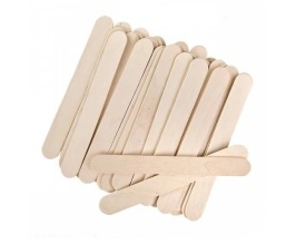 Italwax Spatule mari de lemn pentru ceara 100buc