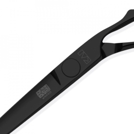 Kasho Foarfeca profesionala de tuns offset neagra 6 inci Silver Black Series KSI-60 OS DLC
