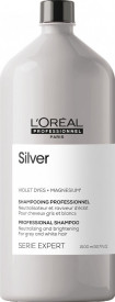 L'Oreal Professionnel Sampon cu pigmenti violeti pentru par blond, grizonat, alb Silver 1500ml