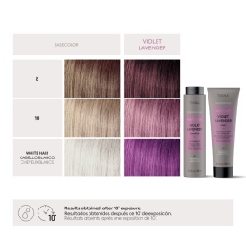 Lakme Set nuantator sampon+masca pentru par violet Teknia Refresh Violet Lavender