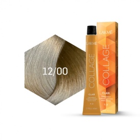 Lakme Vopsea de par permanenta 12/00 blond foarte deschis natural Collage 60ml