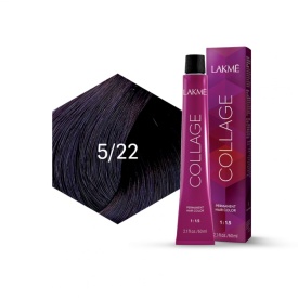 Lakme Vopsea de par permanenta 5/22 saten deschis violet Collage 60ml