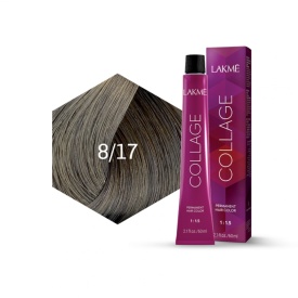 Lakme Vopsea de par permanenta 8/17 blond deschis cenusiu rece Collage 60ml