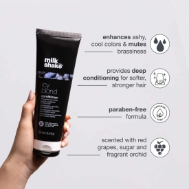 Milkshake Balsam cu pigment negru pentru par blond Icy Blond 250ml