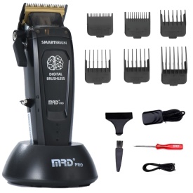 MRD PRO Masina de tuns fara fir Smart Brain Black Cordless