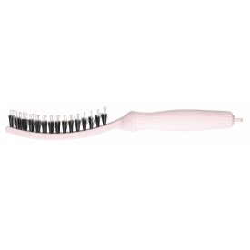 Olivia Garden Perie de par cu peri de mistret+nailon Finger Combo Pastel Pink Small 
