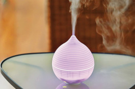 Promed Wellness Led AL-305 - Difuzor de aromaterapie pentru uleiuri parfumate cu 5 culori led 300ml