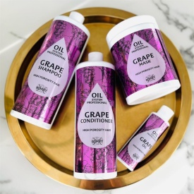 Ronney Professional Masca pentru par foarte poros Oil System Grape 1000ml