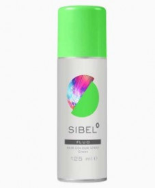 Sibel Spray colorant verde pentru par Fluo Green 125ml