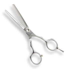 Akashi Light Cut H55 - Foarfeca de filat cu maner drept cu 35 de dinti 5.5 inch