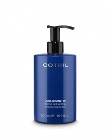 Cotril Masca cu pigment albastru intens antiportocaliu pentru par saten Cool Brunette Intense 500ml