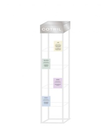 Cotril Stand cu iluminare led pentru prezentarea produselor Scalp Care Duravole Display 