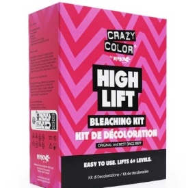Crazy Color Kit pudra pentru decolorarea parului 6 tonuri High Lift Bleaching