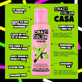 Crazy Color Vopsea semipermanenta 68 Lime Twist 100ml
