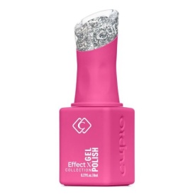 Cupio Oja semipermanenta Effect X - Sparkling Divas Fire Silver Clutch 8ml