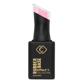 Cupio Rubber Base Effect X Perfect Flakes - Ballet Class 15ml
