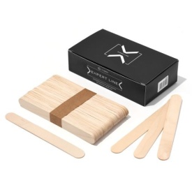 Cupio Spatule mari de lemn pentru epilat 50buc - M