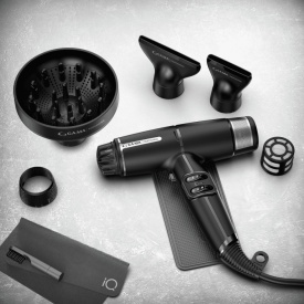 GA.MA Professional Uscator profesional de par iQ LITE 110.000RPM - negru
