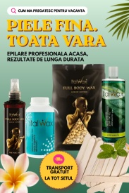 Italwax Kit de epilare profesionala pentru vara