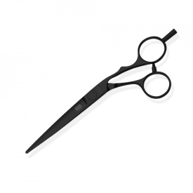 Kasho Foarfeca profesionala de tuns offset neagra 6.5 inch Silver Black Series KSI-65 OS DLC