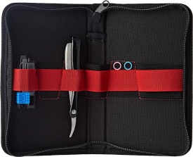 Kasho Set brici pliabil cu lame de schimb si port textil Captain Folding 