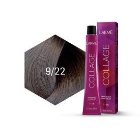 Lakme Vopsea de par permanenta 9/22 blond foarte deschis violet Collage 60ml