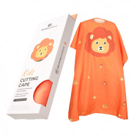 Olivia Garden Pelerina colorata de frizerie pentru copii - Leo Orange 