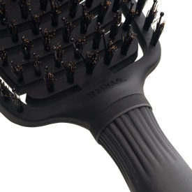 Olivia Garden Perie cu peri de mistret si nailon Expert Care Flex Black Label