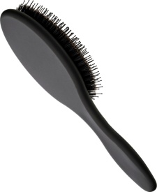 Olivia Garden Perie cu peri de mistret si nailon Expert Care Oval Black Label