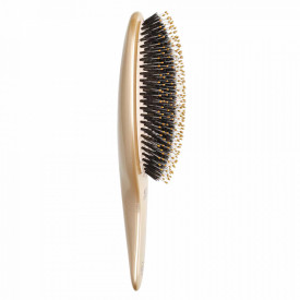 Olivia Garden Perie profesionala de par cu peri de mistret si nailon Expert Care Curve Boar&Nylon Gold