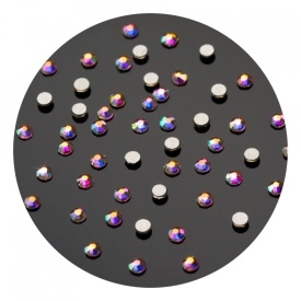 Pinx Cristale de unghii SS4 Clear AB 50buc