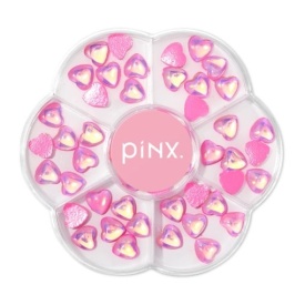Pinx Set decor 3D pentru unghii - Crystal Heart 50buc