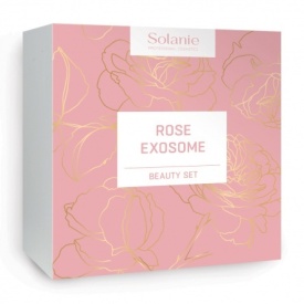 Solanie Set antirid pentru fata cu exosomi Rose Exosome Beauty Set