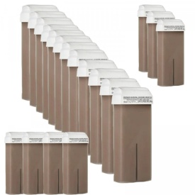 Xanitalia Pachet 48 buc. Ceara de epilat de unica folosinta cu ciocolata 100ml