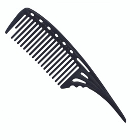 YS Park Pieptan pentru frizerie cu maner 603 - negru