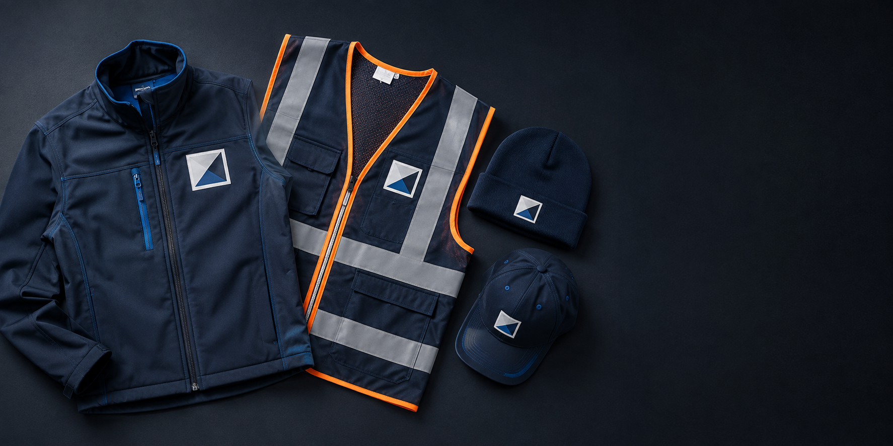 Echipamente de protecție personalizate cu logo companie: broderie, serigrafie, imprimare DTF