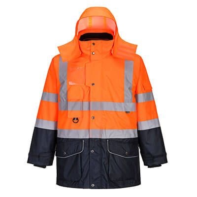 S426 Jacheta HiVis Contrast Trafic 7-in-1