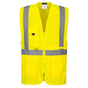 C357 - Vestă Hi-Vis Executive cu buzunar pentru tabletă - Img 3