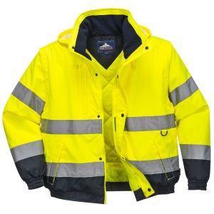 Jachetă 2 in 1 Hi-Vis Contrast Bomber C468 - Img 3