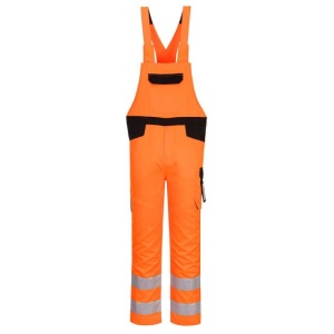 Pantaloni cu bretele Hi-Vis PW244