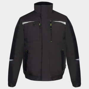 Geacă de lucru KASTOR T/C WINTER GREY/BLACK/GREEN