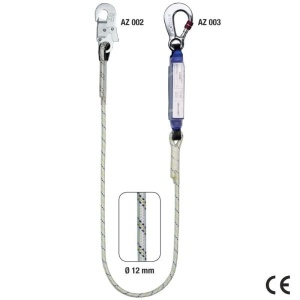 Amortizor șoc ABM+LB 121, frânghie Ø=12mm, L=2m
