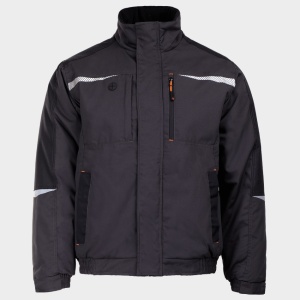 Geacă de lucru KASTOR T/C WINTER GREY/BLACK/ORANGE