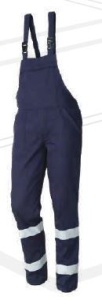 Pantaloni pieptar protectie riscuri minime