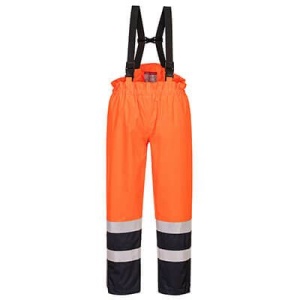 S782 Pantaloni de Ploaie HiVis Bizflame, Protectie Multipla
